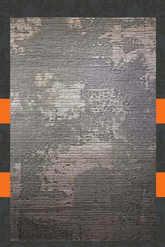 فرش ماشینی طرح پلاتینیوم کد 5026 زمینه طوسی
